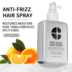 Spray orgánico vegano resistente a la humedad con logotipo personalizado, protector de calor para el cabello, spray para cabello antiencrespamiento para cabello seco y dañado - Product Image 3