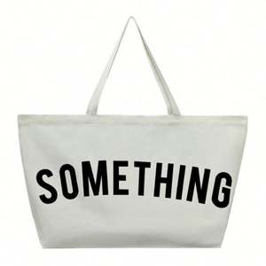 Hot Selling Wholesale Best Price Accommodate Overweight extra Large Oversized Shopping Canvas Tote Bag With Custom Printed logo - Product Image 1