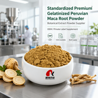 Poudre de racine de Maca péruvienne gélatinée standardisée de qualité supérieure, extrait botanique en poudre, fournisseur OEM, supplément à marque privée