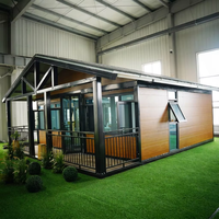 Construction rapide, maison modulaire en acier de 20 pieds, extensible, pliable, conteneur, villa préfabriquée, design moderne, imperméable, école, hôpital