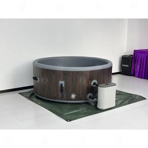 Piscine à bulles <span class=keywords><strong>gonflable</strong></span> |   Bain à remous compact idéal pour patio, balcon et petits espaces - Product Image 2
