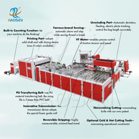 Pp Geweven Zak Maken Machine Automatische Feed Rijst Maïs Meel Fruit Poly Zak Snijden Invoegen Naaidrukmachine
