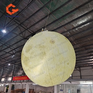 Decorazione pubblicitaria gigante gonfiabile luna <span class=keywords><strong>pianeta</strong></span> appeso gonfiabile giallo luna palloncino far saltare il <span class=keywords><strong>pianeta</strong></span> per la promozione - Product Image 3
