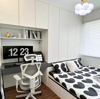 Lit Tatami Minimaliste OEM ODM avec Armoire et Bureau Intégrés, Rangement Intégré pour Chambre d'Enfant