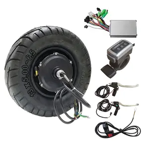 13x5.0-6.5 13 inch golf cart 24v 36v 48v 500w 55N.m brushless geared hub motor conversion kit