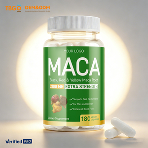 Extracto de Raíz de Maca y Ginseng Dismok de Alta Calidad OEM, 60 Cápsulas, Píldoras de Maca para Adultos, Mejora de la Energía, Equilibrio Hormonal - Product Image 3