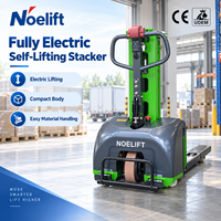 Transpalette élévateur électrique autonome Noelift, compact, alimenté par batterie, pour le chargement de véhicules et l'entreposage