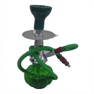 Articles de fête pour enfants élégants et verts Hukkah aromatisé fumant un tuyau adolescents appréciant les goûts de fonte Shisha et Hukkahs Prix raisonnables - Product Image 1