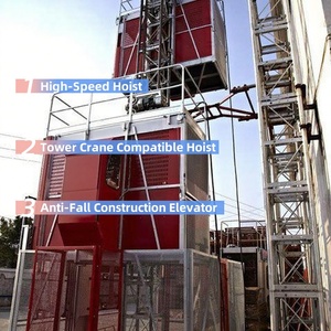 CE chứng nhận xây dựng Palăng với thiết bị chống thả và bảo vệ quá tải xây dựng thang máy - Product Image 4