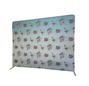 Paso y repetir tensión tela media pared funda <span class=keywords><strong>de</strong></span> almohada telón <span class=keywords><strong>de</strong></span> fondo soporte Banner - Product Image 5
