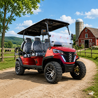 Carrito de Golf Eléctrico de Lujo para 6 Personas, Ideal para Campos de Golf, Resorts, Villas y Turismo