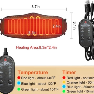 Smart Far Infrared 3D Heated Nose <b>Cover</b> Winter Hot Compress 3 <b>Temperature</b> Settings Washable Timer for Stuffy Nose/Allergic - Product Image 5