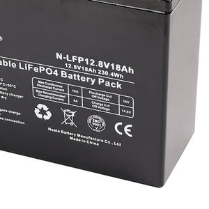 Neata बैटरी ऊर्जा भंडारण प्रतिस्थापन बिजली बैंक LiFePO4 12.8V 18Ah लिथियम आयन यूपीएस बैटरी - Product Image 5