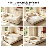 OEM Sofa in a Box, kompaktes, komprimiertes Bettsofa, ODM modulares, sectionales, knochenloses Schaumstoffsofa, Großhandel
