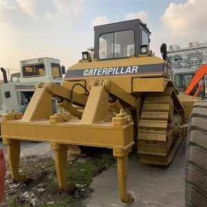 รถดันดินมือสอง Caterpillar CAT D7H พร้อมใบมีดขนาด 6.4 ลูกบาศก์เมตร รถดันดินแบบตีนตะขาบมือสอง กำลัง 179 กิโลวัตต์ คุณภาพสูง มีสินค้าในสต็อก - Product Image 4