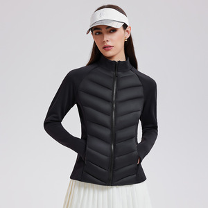 Customized <strong>Women's</strong> Casual Winter Down Jacket Goose Down Stand Collar <strong>Lightweight</strong> Puffer <strong>Coat</strong> Plus Size <strong>S</strong>-4XL - Product Image 1