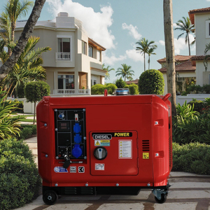 เครื่องกำเนิดไฟฟ้าดีเซลแบบพกพา เงียบ ลดเสียงรบกวน 3KW 5KW 8KW 10KW พร้อมตัวเลือก ATS 220V 380V 50/60HZ แบบไร้แปรงถ่าน 10KVA 5KVA 8KVA - Product Image 1