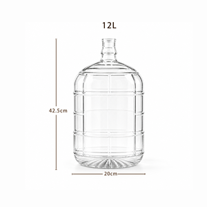 Bouteille de fermentation en verre avec <span class=keywords><strong>bouchon</strong></span> en caoutchouc, carboy, fût, pot de brassage <span class=keywords><strong>pour</strong></span> vin, bière, <span class=keywords><strong>cidre</strong></span>, miad, kombucha, équipement de brassage maison - Product Image 2
