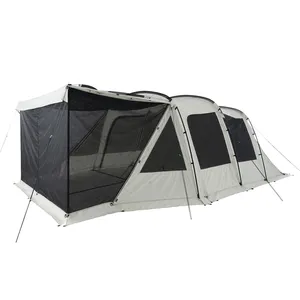 Grande tenda da campeggio a tunnel tenda da campeggio calda per campeggio all'aperto grande tenda da campeggio