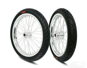 Kit de Ruedas Supermoto de Aluminio CNC de 17 Pulgadas, Llanta Cromada 70/90-17 90/80-17, para Motocicleta Eléctrica Sur-Ron Light Bee X - Product Image 2