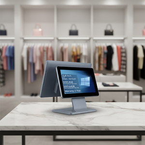 Registratore di Cassa Touch Screen Windows 15.6"+11.6" Pollici Tutto in Uno con Schermo Singolo o Doppio per Supermercati, Ristoranti e Negozi al Dettaglio - Product Image 1