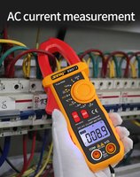 Multimètre numérique à pince SZBJ BM813 à mesure automatique, True RMS 600A AC/DC, NCV, courant de démarrage, température, capacité