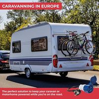 Adaptateur de prise Schuko vers prise industrielle 16A 3 broches vers prise européenne pour camping-car, caravane, camping