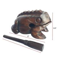 Darker Wood Frog Percussion Musical Instrument Tone Block Wooden Craft Handcraft Percussion Instruments Product