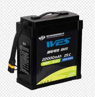 Baterai Drone Pertanian WES ADB 22000mAh 25C 14S1P BMS Lithium Ion Pack 5000 Siklus Penggunaan -20~45