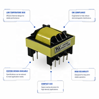 Transformateur d'impulsions EF20 conforme EMI, transformateur de puissance haute fréquence à noyau de ferrite Flyback, fabricant de transformateurs PCB