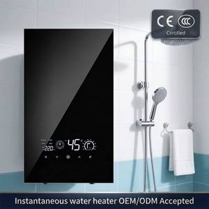Chauffe-eau électrique instantané sans réservoir OEM/ODM 8500W-12000W 110V/220V IPX4 CE pour salle de bain et cuisine avec affichage LED intelligent - Product Image 1