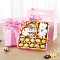 Boîte pliante pour chocolat avec logo personnalisé, boîte d'emballage pour chocolat, cadeau, vente en gros