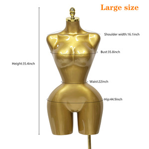 Manichino Femminile in FRP di Alta Qualità, Taglia Grande, Mezzo Busto con Glutei Voluminosi e Vita Sottile per Vetrine di Negozi di Abbigliamento - Product Image 5