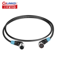 LM-12 série électrique IP68 étanche conductivité efficacement affaire électrique étanche 2 3 4 5 8 12 broches connecteur