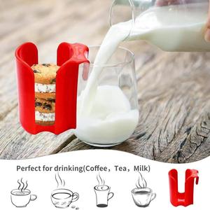 Multifunctional Camping Snack Box Cookie Holder Mug with Storage <b>Stand</b> Plastic Cup Side Organizer Freshness-sealing - Product Image 4