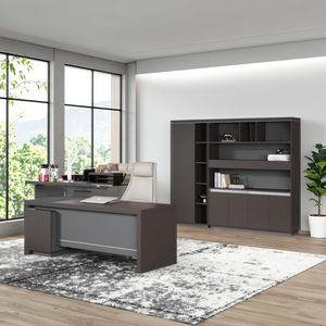 Escritorio Ejecutivo Moderno y Sencillo para Hospital, Mesa de Computadora de Panel Extensible Convertible de Madera, Muebles de Oficina YBL HQ-1209, 5 Años - Product Image 4