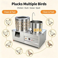 Machine à plumer les poulets en acier inoxydable de qualité industrielle |   Équipement automatique d'épluchage des plumes de volaille 70 cm