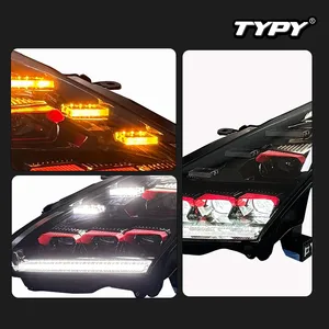 Accessoires auto TYPY pour Nissan GTR R35, phares 2007-2023, modifiés avec nouveaux feux de jour dynamiques à LED et clignotants. - Product Image 2