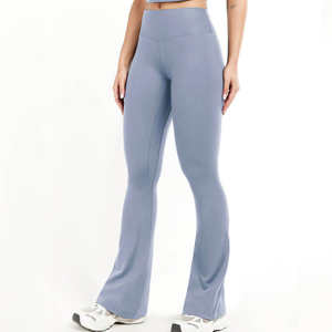 Logotipo personalizado Sport Wears Buttery Soft Butt Lifting Sports Yoga Flare Leggings para mujeres - Product Image 1