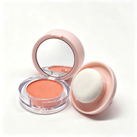 Mini-flacon vide de 4g format poche avec éponge et miroir pour stick de blush ou stick de coloration capillaire