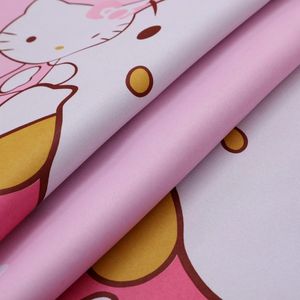 XinLan cartone animato gatto rosa poliestere tende oscuranti ragazze camera da letto bambini casa soggiorno tenda finestra Hotel scuola - Product Image 6
