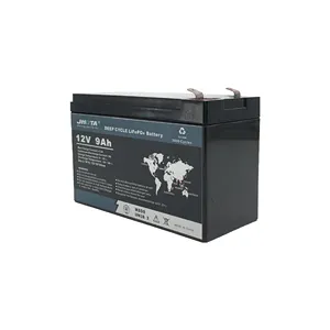 Meilleur prix batterie au lithium 12v 9ah batterie de remplacement au plomb pour systèmes d'alimentation électrique