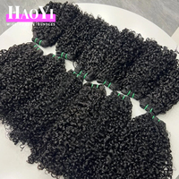 Offre de lots de mèches de cheveux humains bouclés Pixie de 10 à 24 pouces, 100% vierges, bruts, double tirage, qualité supérieure 15A, vente en gros