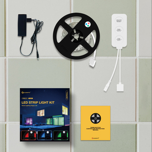Gledopto LED Strip <strong>Light</strong> Kit Zigbee 12V RGB+CCT Led Controller Kit <strong>Dimmer</strong> <strong>With</strong> 3-Button <strong>Remote</strong> Led Strip <strong>Light</strong> - Product Image 6