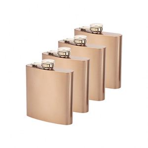 Hot Selling Stainless Steel 6Oz Outdoor Portable <b>Whisky</b> Hip Flask for Corporate - Product Image 1