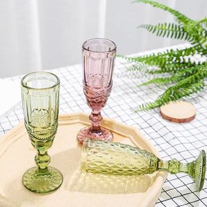 150ml Colorful Cocktail Juice Glass Wedding Party Glass Grape <b>Goblets</b> With Vintage Blue <b>Goblet</b> <b>Wine</b> Glass - Product Image 4