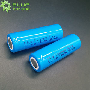 Baterías de Iones de Litio Recargables Cilíndricas Azules Taiyang Icr 14430 3.7v 650mah - Product Image 1