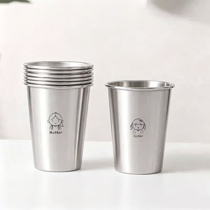 Mug à dents réutilisable en acier inoxydable personnalisé pour la famille, 350 ml/500 ml, pour enfants et adultes - Product Image 5