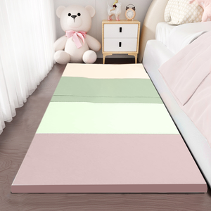 Estera <span class=keywords><strong>para</strong></span> siesta de bebé plegable preescolar gatear respetuoso con el medio ambiente PU tela espuma niño <span class=keywords><strong>dormir</strong></span> siesta esteras - Product Image 6