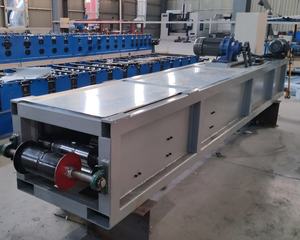 휴대용 소형 배수로 롤링 기계 지붕용 배수로 롤 성형 기계 컬러 강철 타일 기어 베어링 코어 - Product Image 3